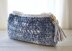 Denim Zip Clutch