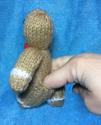 Gingerbread Man Finger Puppet