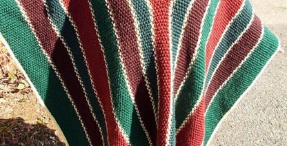 Super Simple Seed Stitch Serape