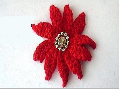 CROCHET POINSETTIA