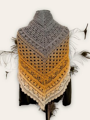 Triangular Scarf "Balta"