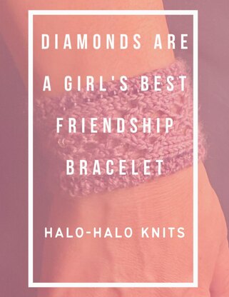 Diamonds Are a Girl's Best Friendship Bracelet