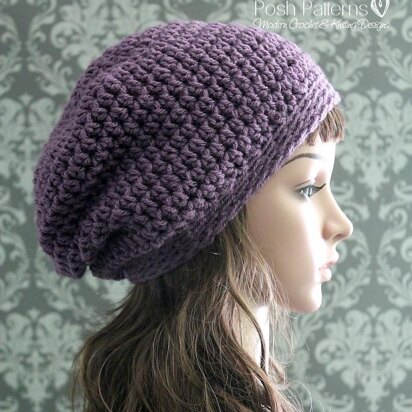 Slouchy Hat Crochet Pattern 119