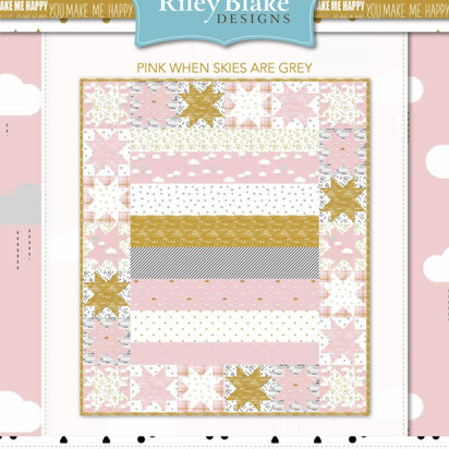 Riley Blake Pink When Skies Are Grey - Downloadable PDF