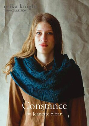 Constance Cowl in Erika Knight British Blue 100 - Downloadable PDF
