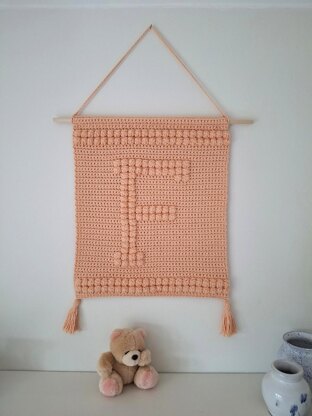 Letter F Wallhanging