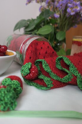 Sweet Strawberry Scarf