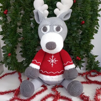 Crochet Reindeer Pattern Blitzen