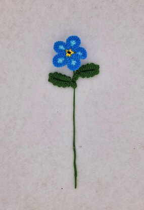 Springtime Flower Posy PDF Knitting Pattern Daffodil Forget-me-not Tulip Cosmos Bluebell