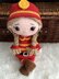Faye the Firefighter - Amigurumi doll pattern