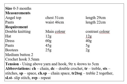 Folet Angel Baby Crochet Pattern #119