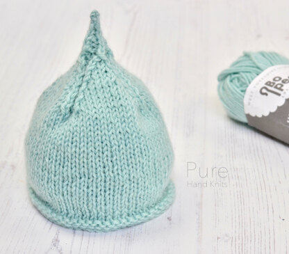 Preemie Classic Pixie Beanie in WYS Bo Peep Luxury Baby DK