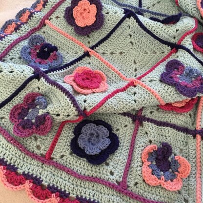 Butterfly Garden Blanket