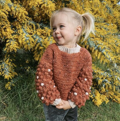 Little Poet Sweater Crochet pattern by Little Golden Nook | LoveCrafts