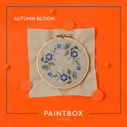 Paintbox Crafts Autumn Bloom Embroidery Kit