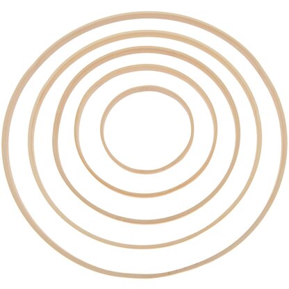 Rico Design Decorative Bamboo Ring - 300x300x10mm