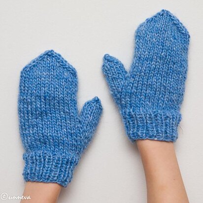 Simple mittens for kids