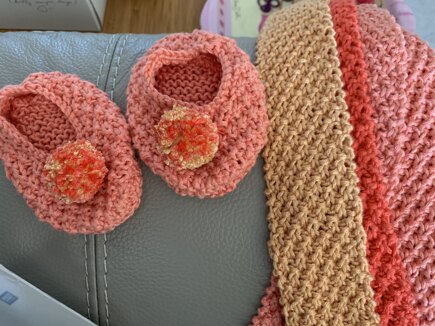 Rico baby hair bands and slippers #3