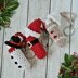 Santa Lip Balm Cozy Keychain