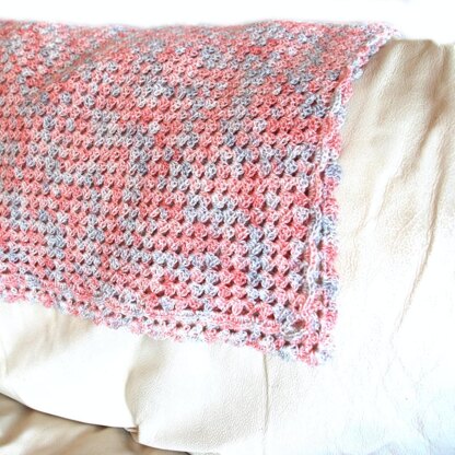 Snuggle - Diagonal Crochet Baby Blanket