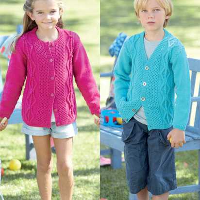 Cardigans in Sirdar Wash 'n' Wear Double Crepe DK - 2405 - Downloadable PDF