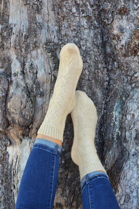 Angel Wings Heel Flap Socks