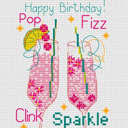 Sparkle Cross Stitch PDF Pattern