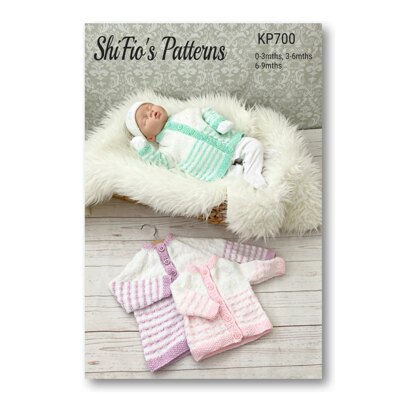 Baby Cardigan Knitting Pattern #700