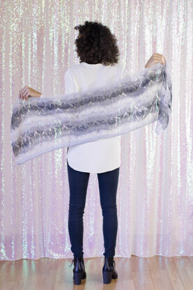 Women's Shawl Iris Stole in Universal Yarn Rozetti Yarns Alpaculence - Downloadable PDF