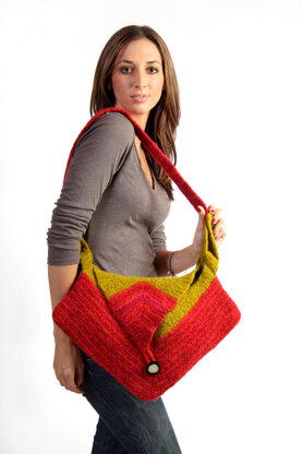 Soho Felted Bag in Malabrigo Worsted