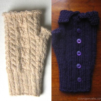 Flatmates Fingerless Gloves