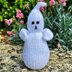 Halloween Ghost Toy Knitting Pattern - Doll Knitting Pattern