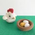 Olive the Chicken amigurumi crochet pattern