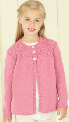Bonnet and Round Neck Cardigans in Sirdar Snuggly DK - 4444 - Downloadable PDF