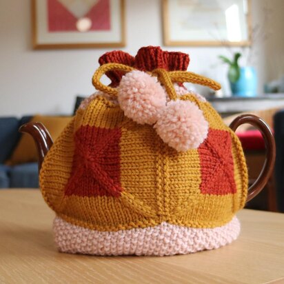 Criss-Cross Tea Cosy