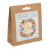Trimits Floral Wreath Monogram Cross Stitch Kit - 13 x 13cm