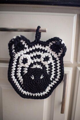 Zebra Potholder