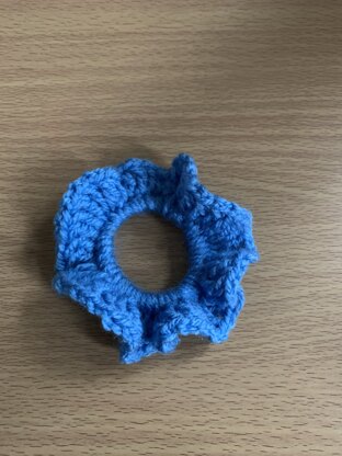 Wool scrunchie