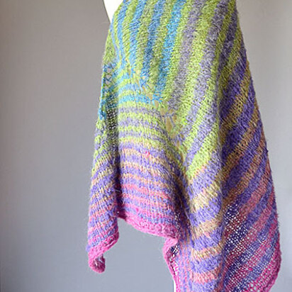 Skewed Shawl in Universal Yarn Revolutions - Downloadable PDF