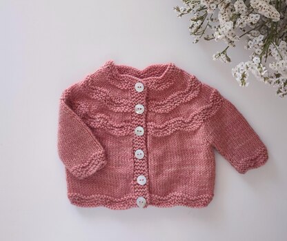 Gartinette Baby Cardigan | Preemie - 24 months.