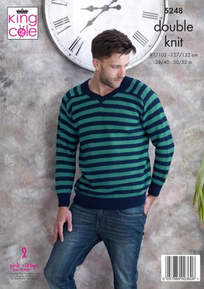 Sweaters in King Cole Luxury Merino DK - 5248 - Downloadable PDF
