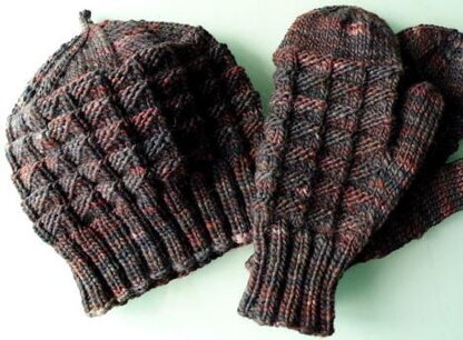 High Peaks Mittens and Hat