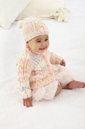 Cardigans and Hat in King Cole Cosy Love Aran - 6178 - Leaflet