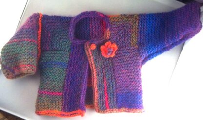 Amazing Modular Baby Cardigan