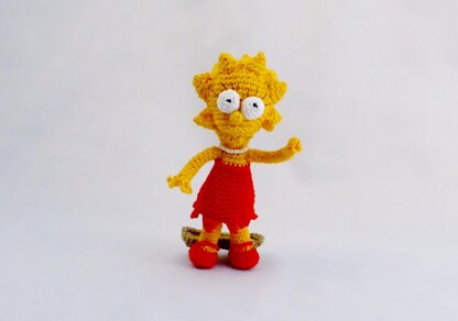 Lisa Simpson Häkelanleitung