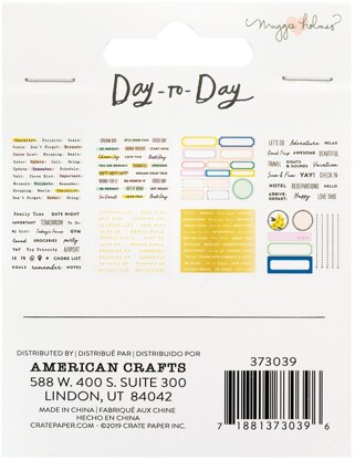 American Crafts Maggie Holmes Day-To-Day Planner Mini Sticker Book 166/Pkg - Book 2