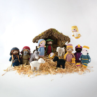 Christmas Nativity in Sirdar Happy Cotton & Chenille - 576 - Downloadable PDF