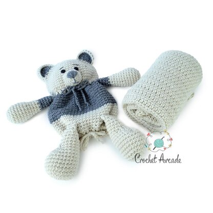 Cover and Play Polar Teddy Bear AmiBlanket