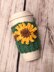 Sunflower Coffee Beanie Cozy