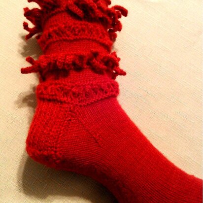 Meatballs and Macaroni Socks - knitting pattern